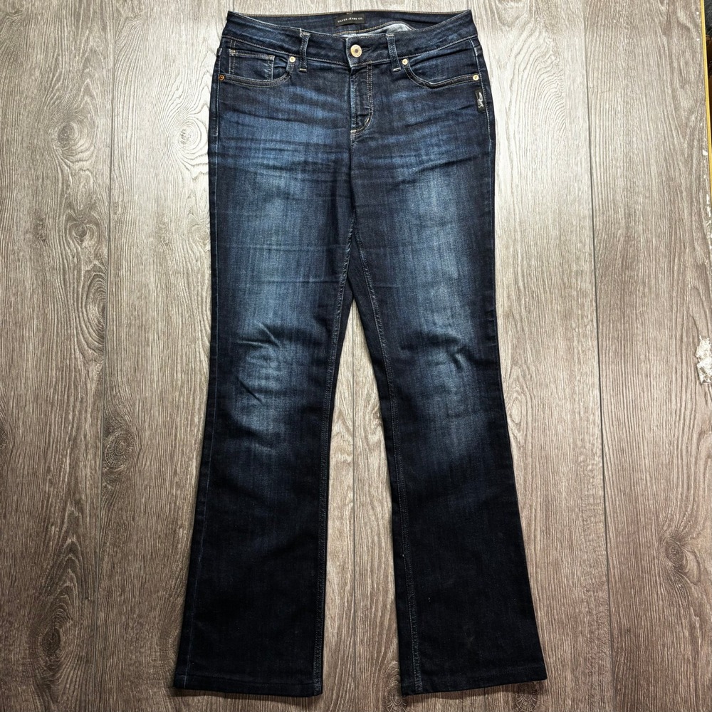 Silver Jeans Co Suki Slim Boot W29 L33 Dark Wash Denim Jeans Y2k Flare